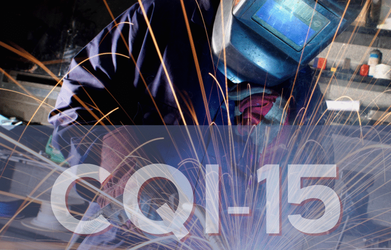 CQI-15 KAYNAK ÖZEL PROSES DEĞERLENDİRME